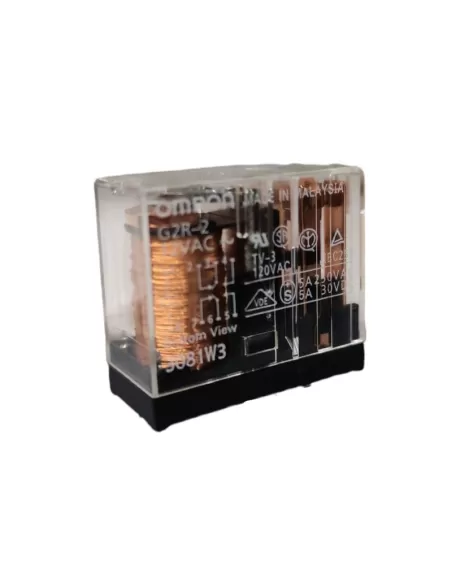 Omron g2r2ac12 relé vertical 2 sin contactos, 5 a//250 vac